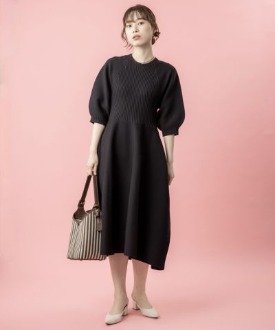 【SALE】別注ホールガーメントニットワンピース